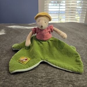 Striped Red and Green Stuffed Animal Toy